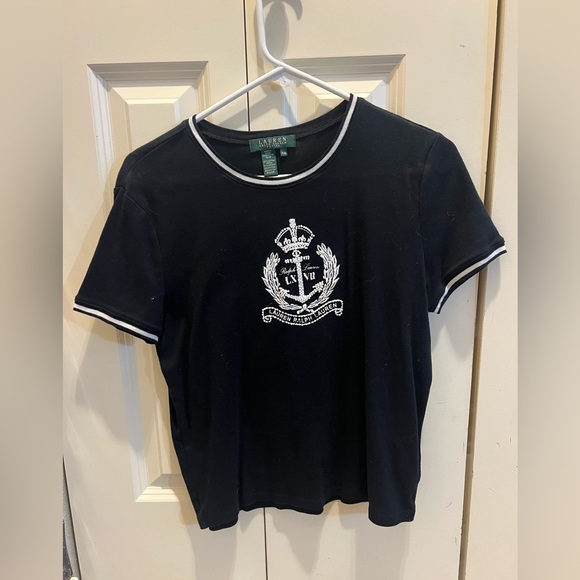 Cool beaded Ralph Lauren t shirt - Picture 1 of 3